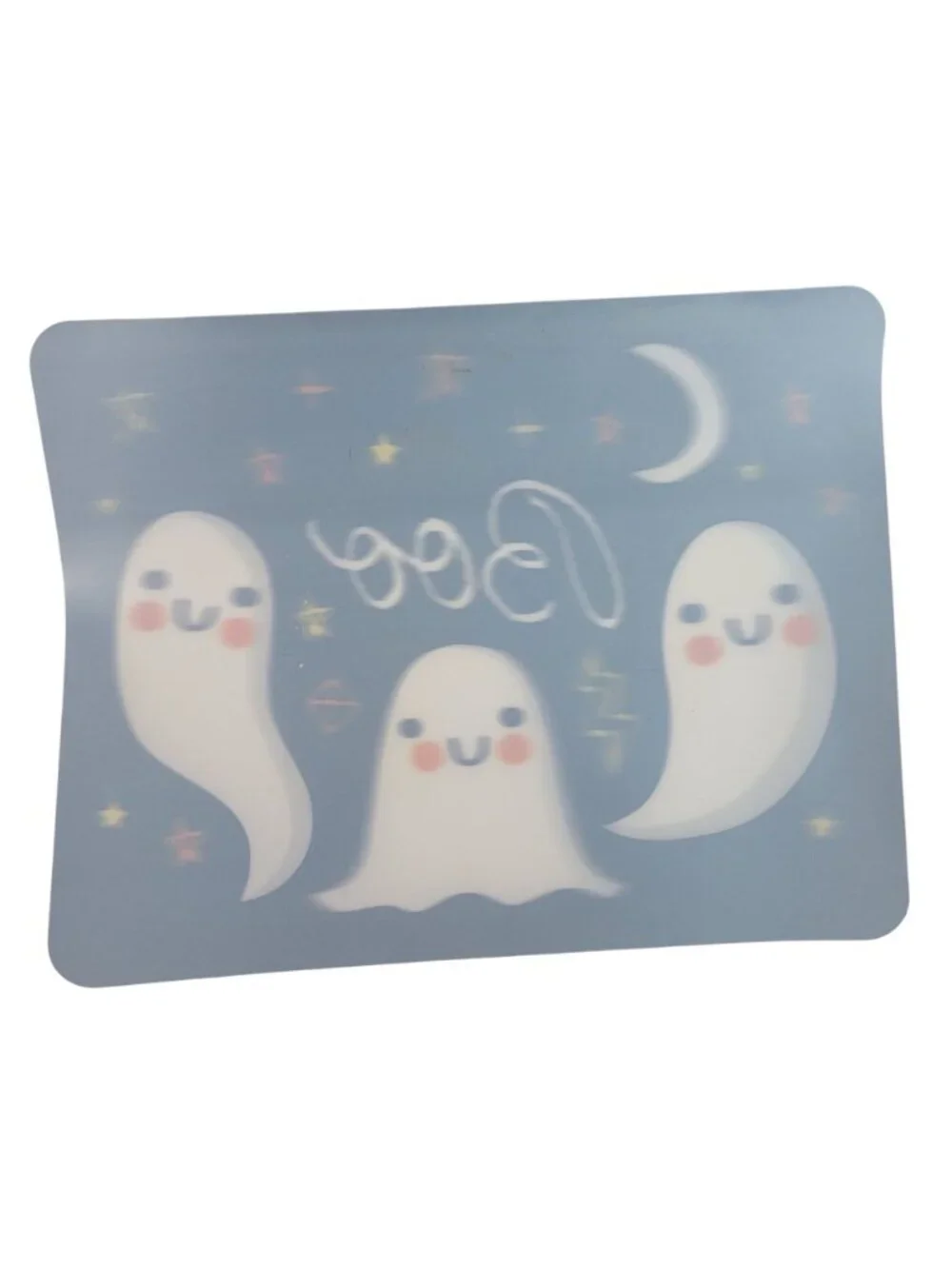 Halloween Placemats x2 Lenticular Ghosts Cat Owl Holographic 18